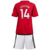 Officiële Voetbalshirt + Korte Broek Manchester United Eriksen 14 Thuis 2023-24 - Kids